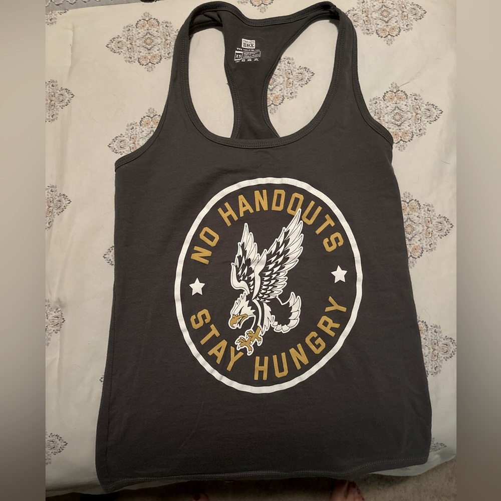Grey tank top from Lift Box size XS. Barely worn!